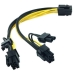Cabo Adaptador de Alimentacao PCI Express 6-Pinos p/2