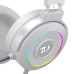 Headset Gamer Redragon Lamia 2 H320W-RGB 7.1 Surround / USB / Suporte - Lunar White