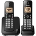 Telefone Sem Fio Panasonic KX-TGC352 com Identificador de Chamadas - Preto