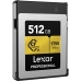 Cartão de Memória Cfexpress Tipo B Lexar Professional Gold Series 1750-1000 MB/s 512 GB (LCXEXPR512G-Rneng)