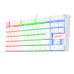 Teclado Redragon K552W-RGB Kumara Meca WHT US Blue