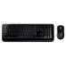 Teclado com Mouse Microsoft 850 Wireless Ingles Preto - PY9-00001