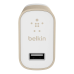 Carregador USB Belkin F8M731DQ Metalico Mixit - Dourado