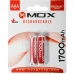 Pilha Mox AAA Recarregavel 1700MAH MOB2AAA17 (2 Unidades)