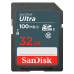 Cartao de Memoria SD Sandisk C10 32GB 100MBS SDHC Ultra - (SDSDUNR-032G-GN6IN)