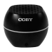 Caixa de Som Coby CBM101 Mini e Microfone - Preto