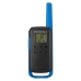 Walkie Talkie Talk Motorola T-270 20MIL-40KM / Carregador USB / Bivol - Preto / Azul