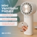 Ventilador Turbo Ar Condicionado De Portátil 6 Pás Usb-c Recarregável Sem Fio 50hz Premium Potente Moderno Com Temperaturas 13 Graus