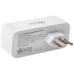 Adaptador de Tomada Inteligente 4LIFE Smart Plug Powerhub FLP10A3UBR Wi-Fi Bivolt - Branco