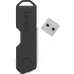 Pendrive Lexar USB 2.0 128 GB Jumpdrive TWISTTURN2 LJDTT2 - Preto/Branco