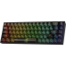 Teclado Gamer Redragon Castor K631CTB Pro RGB Backlighting Bluetooth - Preto/Transparente