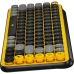 Teclado Sem Fio Logitech Pop Keys - Blast Yellow (Ingles) (920-010707)