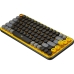Teclado Sem Fio Logitech Pop Keys - Blast Yellow (Ingles) (920-010707)