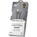Cabo Lightning USB Elg C810BY Nylon Trancado (1 Metro) Cinza - Certificado Apple