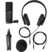 Kit Microfone Podcast Zoom ZUM-2 USB + Fone de Ouvido - Preto