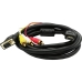 Cabo Adaptador HDMI para VGA + 3RCA (3 Metros)