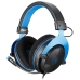 Fone de Ouvido Gamer Sades Mpower SA-723 - Preto/Azul