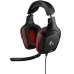 Headset Gamer Logitech G332 Stereo HDST - Preto e Vermelho (981-000755)