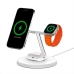 Carregador Wireless Belkin 3-IN-1 15W iPhone 12/13/14-Watch-Airpod Branco - WIZ017TTWH