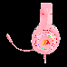 Headset Gamer Redragon Hylas H260P-RGB / Drivers 50MM / P2 / USB / Adaptador 3.5MM - Rosa