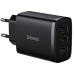 Carregador de Parede Baseus Compact 17 W 3 X USB-A - Preto (CCXJ020101)