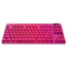 Teclado Logitech G Pro X TKL Lightspe Wireless Pin 920-012154/Pink