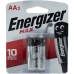 Pilha Energizer Max AA Alcalina BP2 (2 Unidades)