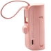 Carregador Portatil Blulory Capsule 5.000 Mah 2 Saidas Lightning e USB-C - Rosa