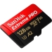 Cartão de Memória Micro SD Sandisk Extreme Pro 200-90 MB/s U3 com Adaptador de 128 GB