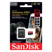 Cartao de Memoria Micro SD Sandisk Extreme Pro 256GB 140MBS - (SDSQXCD-256G-GN6MA)