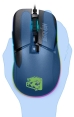 Mouse Gamer Elg Death MGDR Run 7 Botoes Termoplastico RGB 6400DPI - Preto