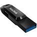 Pen Drive de 64GB Sandisk Ultra Dual Drive SDDDC3-064G-G46 USB-C - Preto