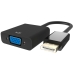 Cabo HLD VGA Femea A Displayport Macho 15 CM Preto