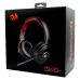 Headset Gamer Redragon Pelops H818 Wireless / 2.4GHZ / com Transmissor USB- Preto e Vermelho