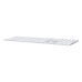 Teclado Apple Magic Numerico MK2C3LL/A Touch Id - Branco (Ingles)