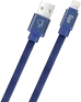 Cabo Lightning USB Elg CNV810BE Tecido Canvas (1 Metro) Azul