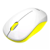 Mouse Aigo M35 - Branco e Amarelo