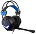 Fone Headset Gamer Sades Xpower Plus com Fio Preto/Azul