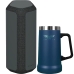 Alto Falante Portatil Sony SRS-XE300 - Preto + Copo de Cerveja Morgan Jackson - Azul 710ML