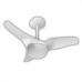 Ventilador Teto Bravo 3 Pás Silencioso C/ Controle 80 Cm 60 Hz Branco Branco Plástico 3