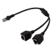 Cabo Adaptador HLD RJ45 para 2X RJ45 (Femea)