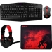 Teclado Kit + Mouse + Fone + Mouse Pad Redragon Gaming Essentials S101-BA-2