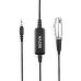 Cabo de Microfone XLR Boya BY-BCA6 3.5MM - Preto