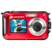 Camera Digital Agfaphoto Realishot WP8000 - 24MP - A Prova DAgua - Tela Dual 2.7" + 1.8" - Vermelho