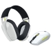 Kit Gamer Logitech Mouse G305 + Fone de OUVIDOG435 Gaming - Branco/Preto (981-001161)
