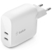 Carregador de Parede Belkin 20W USB-C PD 40W Branco Brasil - WCB006VFWH