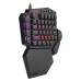 Teclado Mecanico Redragon K585RGB Diti One - Handed RGB - Preto (Outemu Brauwn)