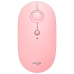 Mouse Aigo M300 1600DPI Sem Fio - Rosa