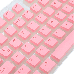 Teclado Teclas para (Keycaps) Redragon A130-SP - Rosa