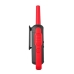 Walkie Talkie Talk Motorola T-210 20MIL-32KM Carregador USB / Bivolt - Preto e Vermelho